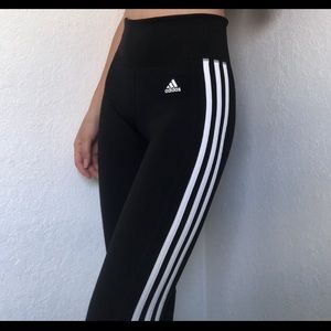 Adidas climate leggings in black.
